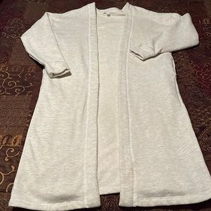 Spiritual Gangster Long Fleece Cardigan.